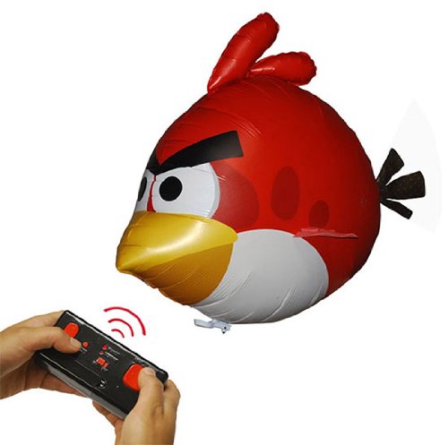 0885642285837 - ANGRY BIRDS AIR SWIMMERS TURBO - RED FLYING REMOTE CONTROL BALLOON TOY