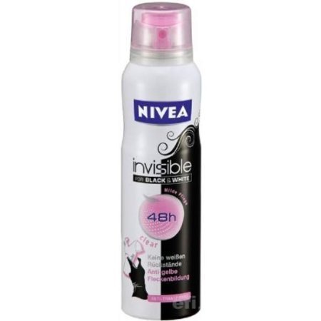 0885661000008 - NIVEA INVISIBLE (FOR BLACK & WHITE) ANTI-PERSPIRANT SPRAY FOR WOMEN, 150 ML (PACK OF 3)