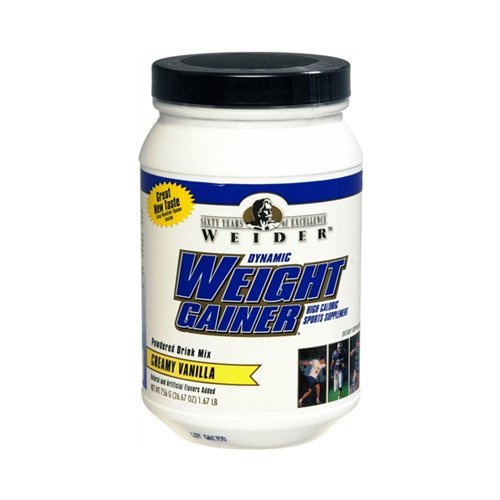 0885662871485 - WEIDER GLOBAL NUTRITION DYNAMIC WEIGHT GAINER, VANILLA, 26.7 OUNCE