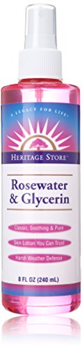 0885664072842 - HERITAGE STORE ROSEWATER & GLYCERIN, 8 OUNCE