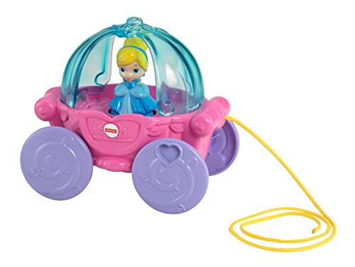0885666560712 - DISNEY BABY CINDERELLA MUSICAL CARRIAGE PULL TOY