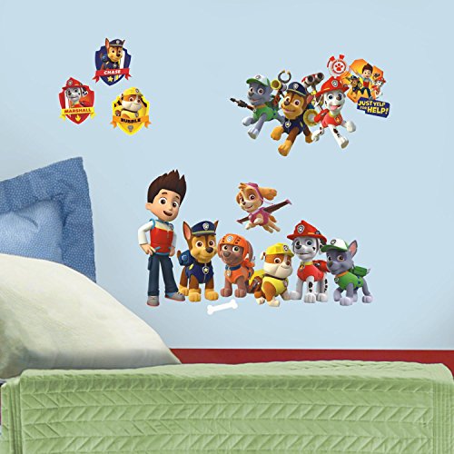 0885667782854 - ROOMMATES RMK2640SCS PAW PATROL PEEL AND STICK WALL DECALS