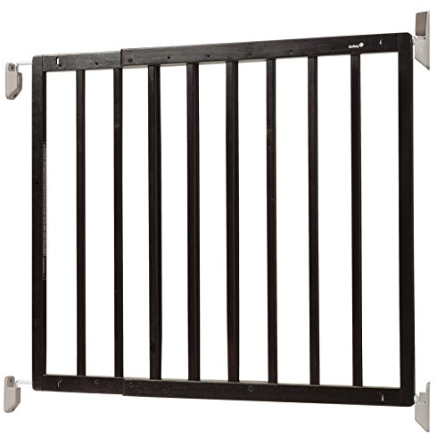 0885676879835 - SAFETY 1ST TOP OF STAIRS FRAMELESS DÉCOR SWING GATE, FITS SPACE BETWEEN 27 AND 42