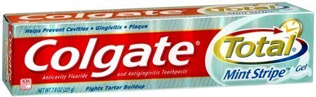 0885687358381 - COLGATE TOTAL MULTI-PROTECTION TOOTHPASTE MINT STRIPE 7.8 OZ (PACK OF 4)