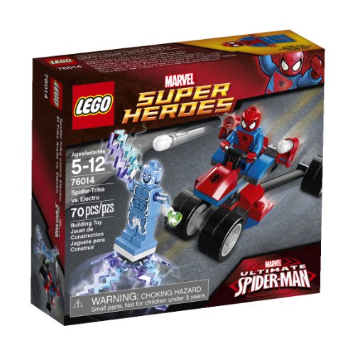 0885697212178 - SUPER HEROES SPIDER TRIKE VS. ELECTRO 76014