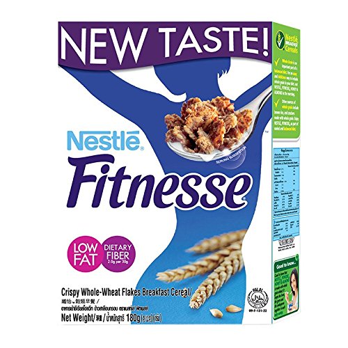 8857000003560 - NESTLE', FITNESSE, CRISPY WHOLE-WHEAT FLAKES BREAKFAST CEREAL, 180 G (PACK OF 1)