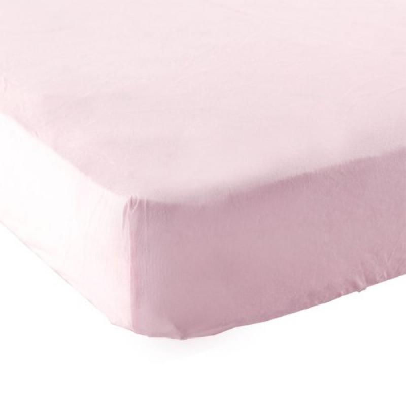 0885702324926 - LUVABLE FRIENDS FITTED PORTABLE CRIB SHEET, PINK