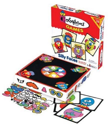 0885702670771 - COLORFORMS SILLY FACES STICK-ONS GAME