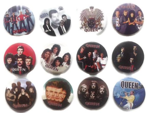 8857121507855 - QUEEN BAND BROOCH GB 2 AWESOME QUALITY LOT 12 NEW PIN PINBACK BUTTON BADGE 1.25