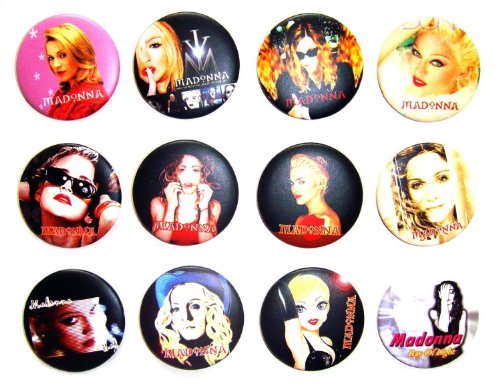 8857122115493 - MADONNA MDNA AWESOME QUALITY LOT 12 NEW PINS PINBACK BUTTONS BADGE 1.25