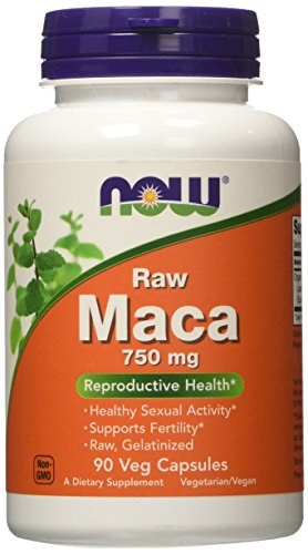0885721232165 - NOW FOODS RAW MACA 750MG 6:1, 90 VCAPS