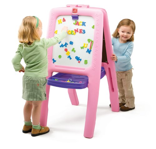 0885735657718 - STEP2 PINK EASEL FOR TWO