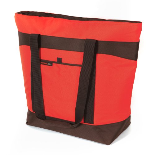 0885741305429 - RACHAEL RAY JUMBO CHILLOUT THERMAL TOTE, RED