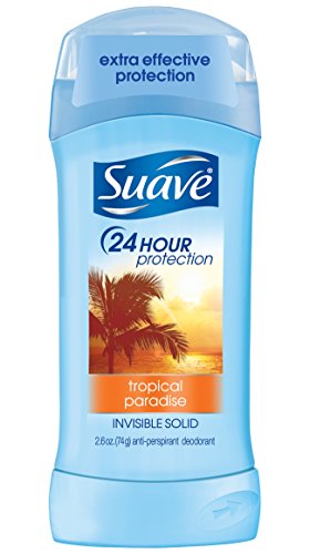 0885744458788 - SUAVE 24 HOUR PROTECTION TROPICAL PARADISE INVISIBLE SOLID ANTI-PERSPIRANT DEODORANT, 2.6 OUNCE