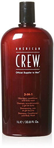 0885772288401 - AMERICAN CREW 3-IN-1 SHAMPOO AND CONDITIONERS, 33.8 FLUID OUNCE