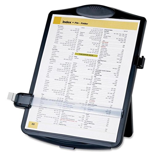 0885778484913 - EASEL DOCUMENT HOLDERS, ADJUSTABLE, 10 X 2 X 14 INCHES, BLACK