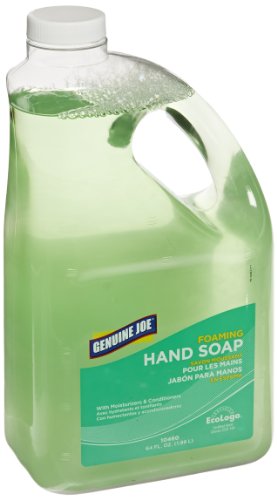 0885778498446 - GENUINE JOE GJO10460 ANTI-BACTERIAL MOISTURIZING FOAMING HAND SOAP, 2 QT BOTTLE, GREEN