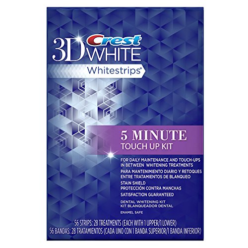 0885781067783 - CREST 3D WHITE STAIN SHIELD 5 MINUTE TOUCH-UPS TEETH WHITENING STRIPS, 56 COUNT