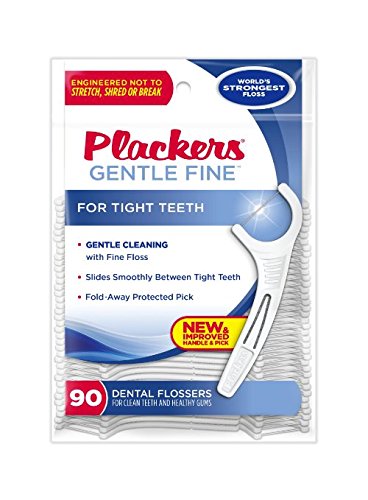 0885781075689 - PLACKERS GENTLE FINE FLOSSERS, 90 COUNT