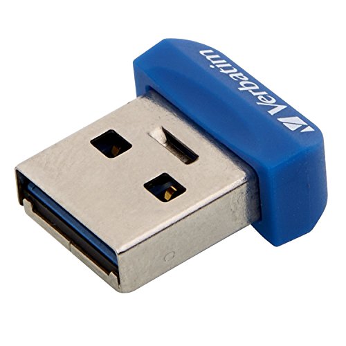 0885782162739 - VERBATIM 64 GB STORE 'N' STAY NANO USB 3.0 FLASH DRIVE, BLUE 98711