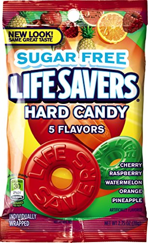 0885782199377 - LIFESAVERS SUGAR FREE 5 FLAVOR HARD CANDY, 2.75-OUNCE BAGS, (PACK OF 12)