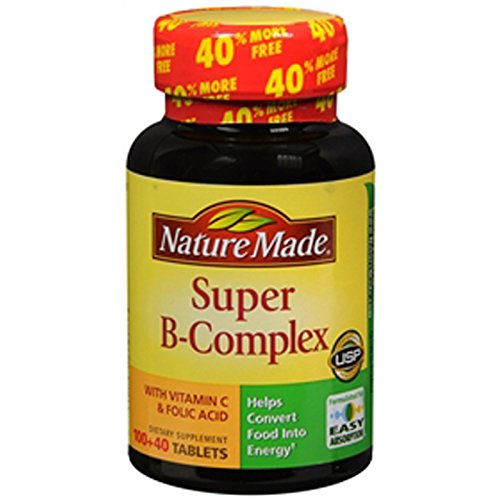 0885782596039 - NATURE MADE SUPER B COMPLEX TABLETS, 140 COUNT
