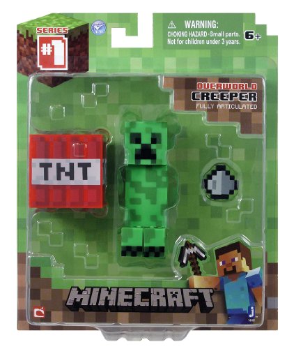 0885784129860 - MINECRAFT CORE CREEPER ACTION FIGURE WITH ACCESSORY