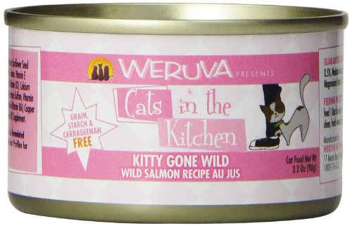 0885790494662 - WERUVA CATS IN THE KITCHEN KITTY GONE WILD CAT FOOD (3.2 OZ (24 CAN CASE))