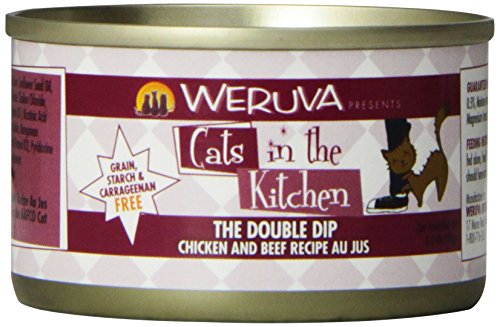 0885790494792 - WERUVA CATS IN THE KITCHEN THE DOUBLE DIP CAT FOOD (3.2 OZ (24 CAN CASE))
