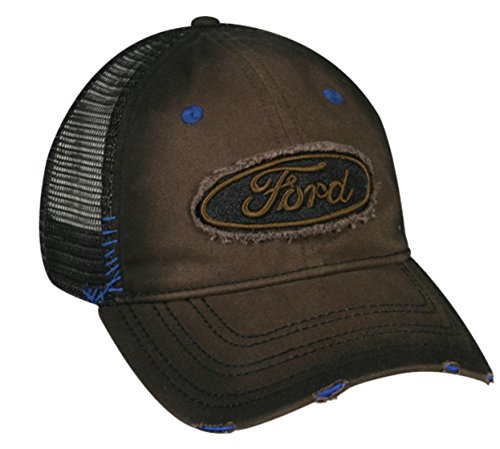 0885792417706 - FORD FABRIC PATCH DARK OIL STAIN MESH COTTON CAP