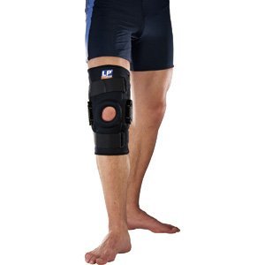 0885807007007 - LP EXTREME POLYCENTRIC KNEE REHAB STABILIZER - FOR CONTROLLED RANGE OF MOTION (UNISEX; BLACK)