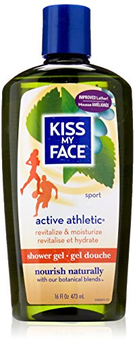 0885807183701 - KISS MY FACE SHOWER GEL AND BODY WASH, ACTIVE ATHLETIC BIRCH/EUCALYPTUS, 16 OUNCE (PACK OF 3)