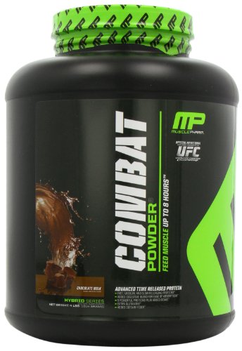 0885810097880 - MUSCLE PHARM COMBAT POWDER ADVANCED TIME RELEASE PROTEIN, CHOCOLATE MILK, 4-POUND TUB