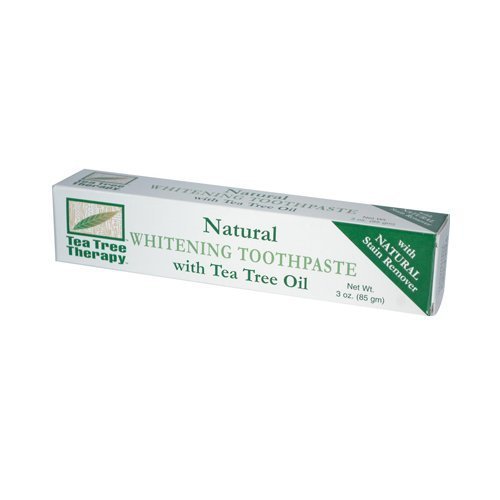 0885810178855 - TEA TREE THERAPY NATURAL WHITENING TOOTHPASTE, 3 OUNCE