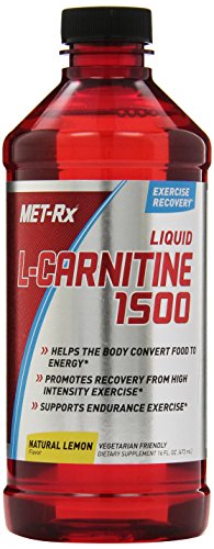 0885810221728 - MET-RX L-CARNITINE 1500 EXERCISE RECOVERY, LEMON, 16 FLUID OUNCE