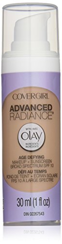 0885832161484 - COVERGIRL ADVANCED RADIANCE AGE-DEFYING MAKEUP, BUFF BEIGE 125, 1.0-OUNCE