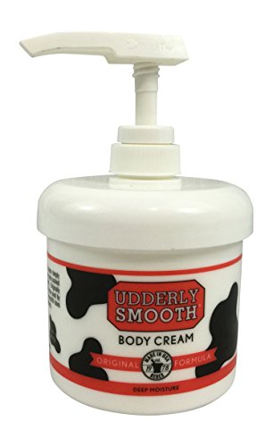0885832745417 - UDDERLY SMOOTH BODY CREAM SKIN MOISTURIZER, 10-OUNCE JARS WITH DISPENSER PUMP (PACK OF 4)