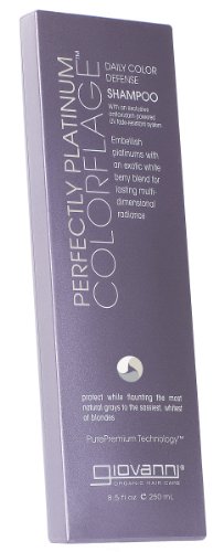 0885836295628 - GIOVANNI DAILY COLOR DEFENSE SHAMPOO, PERFECTLY PLATINUM, 8.5 OUNCE