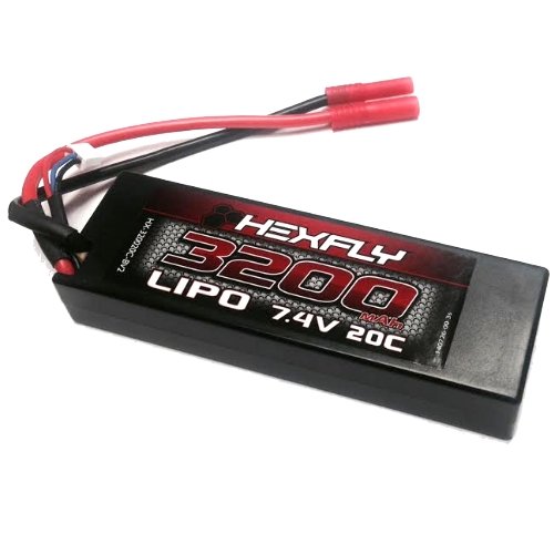0885849281274 - REDCAT RACING HEXFLY 3200MAH 20C 7.4V 2S LIPO BATTERY FOR RC CAR OR BOAT