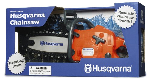 0885865438577 - HUSQVARNA BATTERY OPERATED TOY CHAIN SAW
