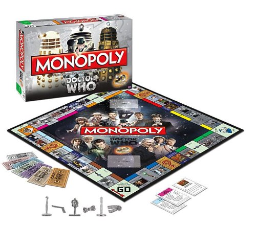0885865720566 - MONOPOLY: DR. WHO EDITION 50TH ANNIVERSARY COLLECTOR'S EDITION