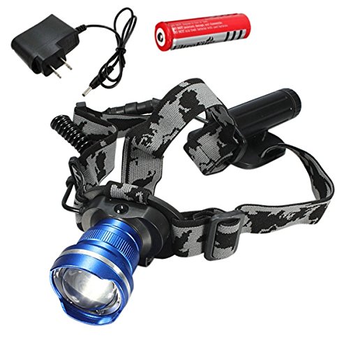 8858725165526 - CREE T6 LED 1600LM RECHARGEABLE ZOOMABLE BICYCLE HEADLIGHT HEADLAMP