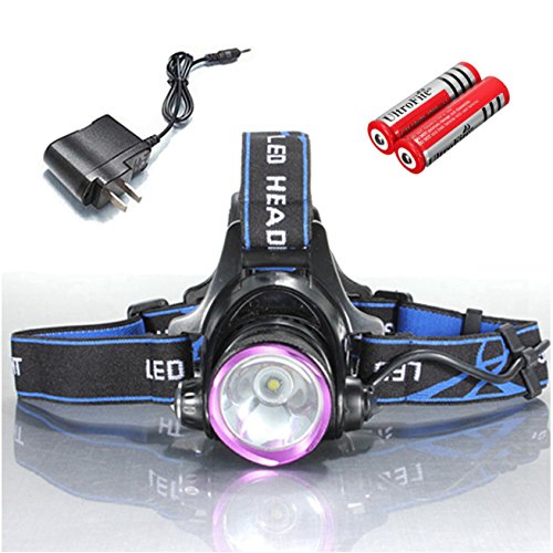 8858725166448 - 2000LM CREE XML T6 LED HEADLIGHT 18650 CHARGER RECHARGEBLE HEADLAMP