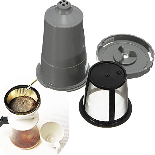 8858725251748 - DURABLE METAL COFFEE FILTER MESH REUSABLE CUP MAKER