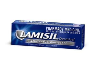 8858760220389 - 15G LAMISIL DERMGEL TERBINAFINE 1% - ANTI-FUNGAL TREATMENT OF TINEA, JOCK ITCH, RINGWORM, YEAST AND ATHLETE'S FOOT