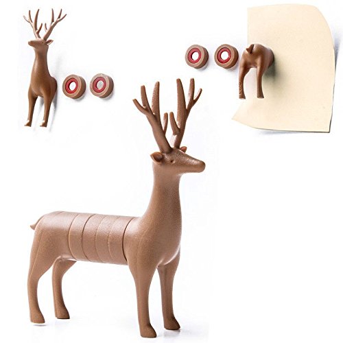 8858782112440 - AMAZING MAGNETS MY DEER BY QUALY DESIGN STUDIO. BROWN COLOR. COOL SET GO 6 MAGNETS FOR OFFICE AND HOUSE. CAN BE USED ON WHITEBOARDS, MAGNETIC BOARDS, REFRIGERATORS AND OTHER MAGNETIC SURFACES.