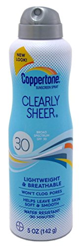0885889944191 - COPPERTONE CLEARLY SHEER SPF 30 SUNSCREEN SPRAY FOR SUNNY DAYS, 5 OUNCE