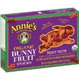 0885903827509 - ANNIE'S HOMEGROWN - ORGANIC BUNNY FRUIT SNACKS BERRY PATCH - 4 OZ.
