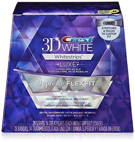 0885903956759 - CREST 3D LUXE WHITESTRIPS SUPREME FLEXFIT TEETH WHITENING KIT, 14 COUNT