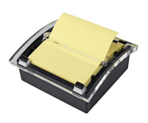 8859043555815 - POST-IT POP-UP NOTES DISPENSER FOR 3 X 3-INCH NOTES, BLACK DISPENSER, INCLUDES CANARY YELLOW NOTES
